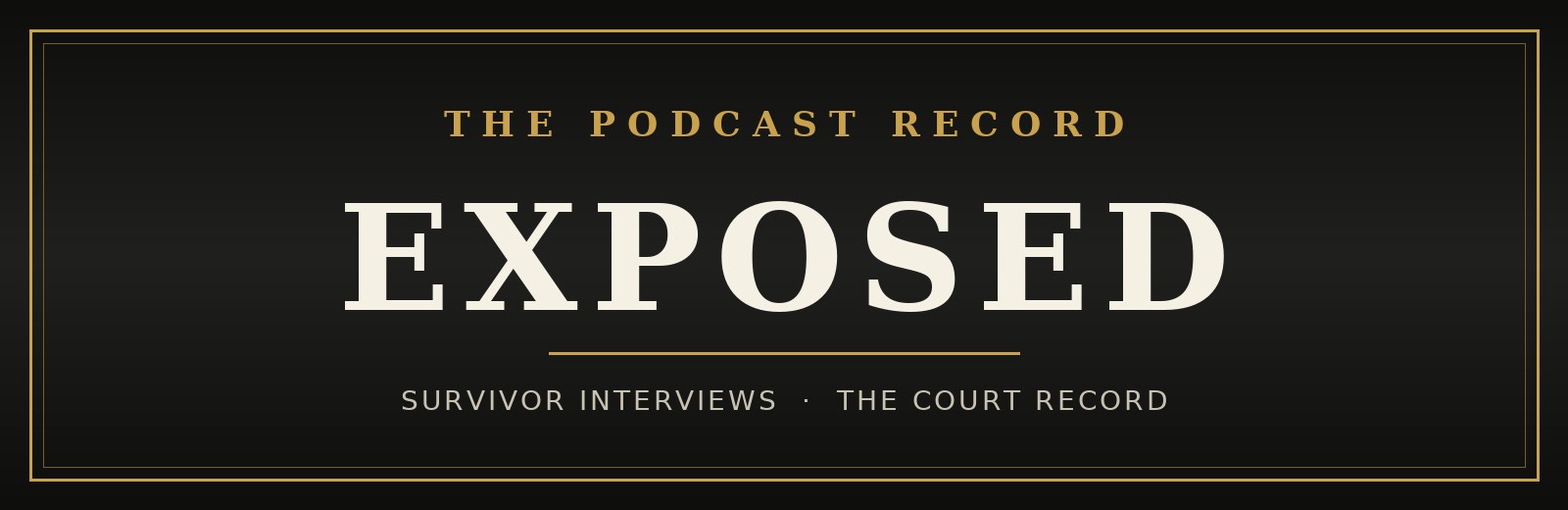 Liana Shanti podcast record: survivor interviews and the court record